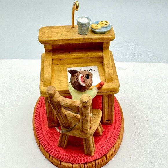 Hallmark 1995 Keepsake Ornament Wish List By Tender Touches QX5859 Vintage - Picture 10 of 10